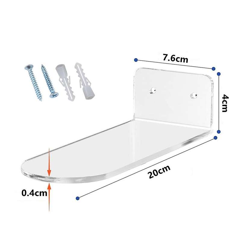 Floating Shoe Display Stand - 6 Shoe Shelf