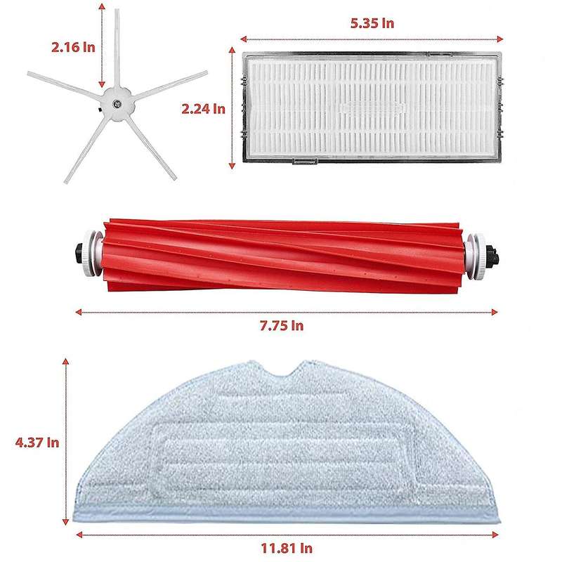 For Roborock S7 T7 T7s T7 Plus Main Brush Hepa Filters Side Brushes