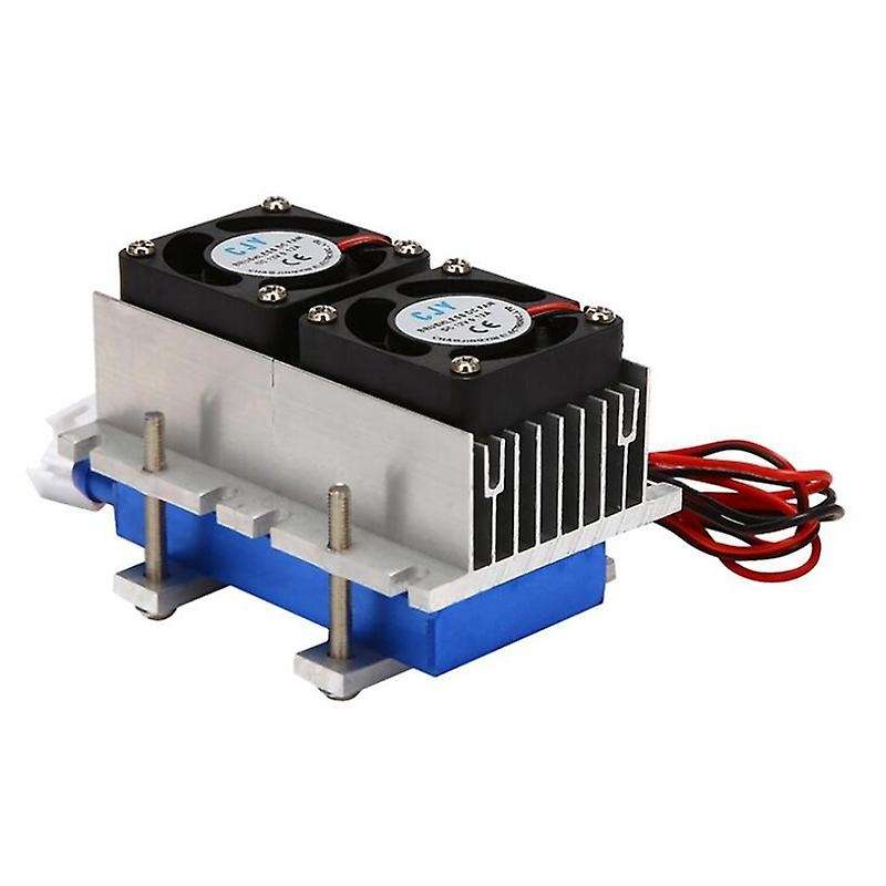 144w Cooler 12v Semiconductor Air Conditioner Cooling System Diy Kit