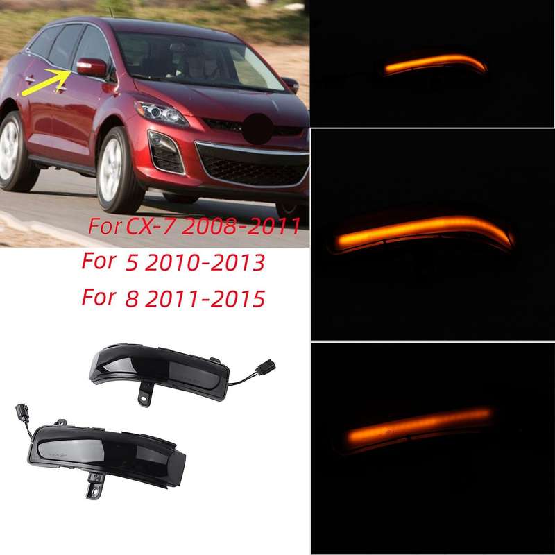Mirror Indicator Blinker Light for Mazda 5 8 Cx-7 Cx7 2008-2014