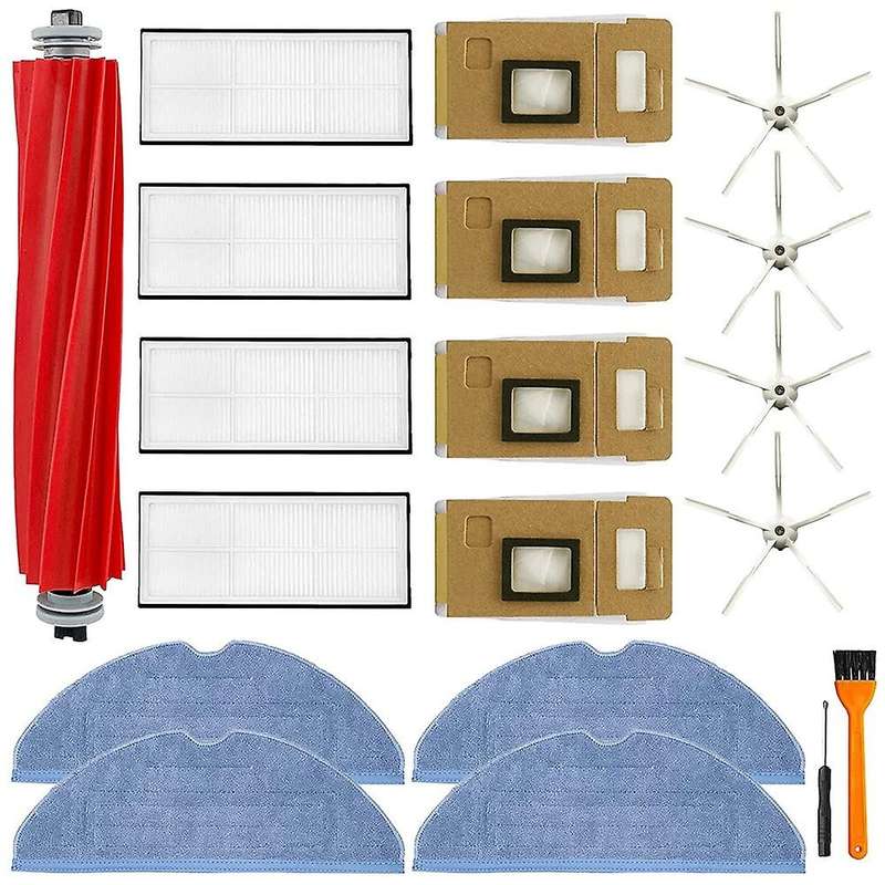 Roller Brush Side Brush Filter for Roborock S7 S7+ T7s T7plus Robot