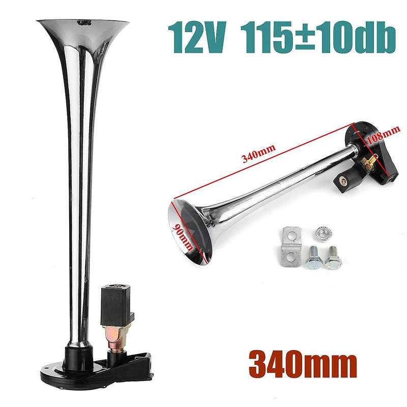 340mm 12v Single Long Tube Horn Train for Trucks Boats Motorcycle