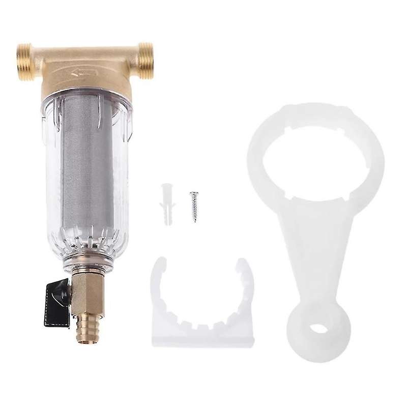 6 Points Front Purifier Copper Lead Water Filter Home Dust Stainless