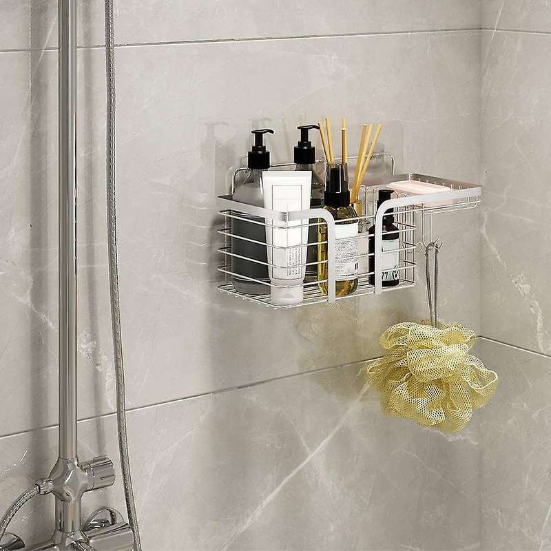 Shower Caddy Basket for Wall No Drilling Stainless Steel Shelf