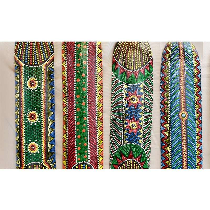 Wooden Wall Hanging Solid Wood Carving Painted Facebook B