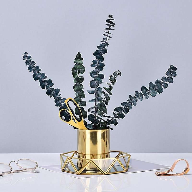 Round Fruit Plate Desktop Small Items Jewelry Display Tray-s