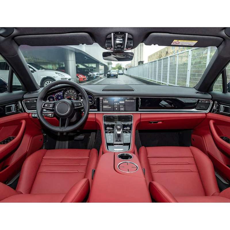 For-porsche 2016-2019 Steering Wheel Carbon Fiber Logo Emblem