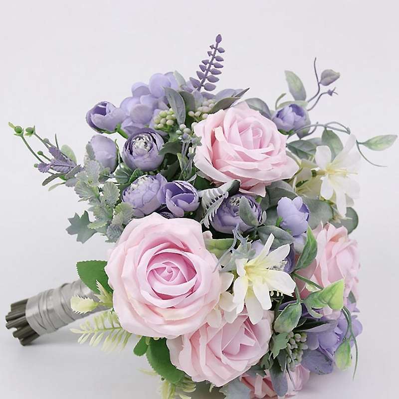 Wedding Bouquet for Brides Bridesmaid Hold Flower, Yellow
