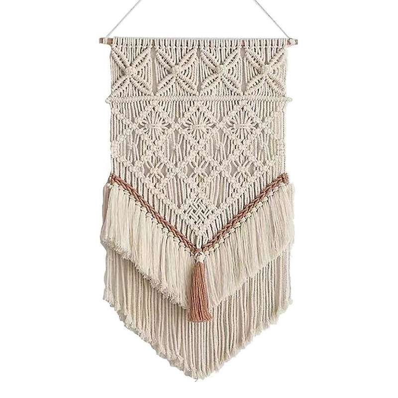 Butterfly Macrame Wall Hanging - Tassels Curtain Tapestry Home Decor