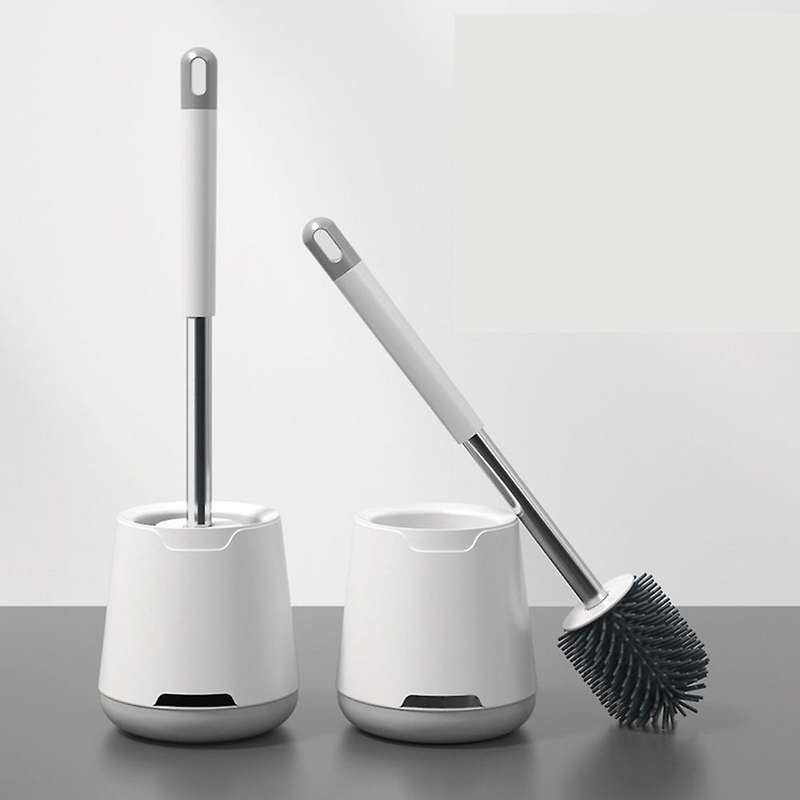 2pcs Toilet Brush,for Bathroom,durable Plastic Brushes for Cleaning