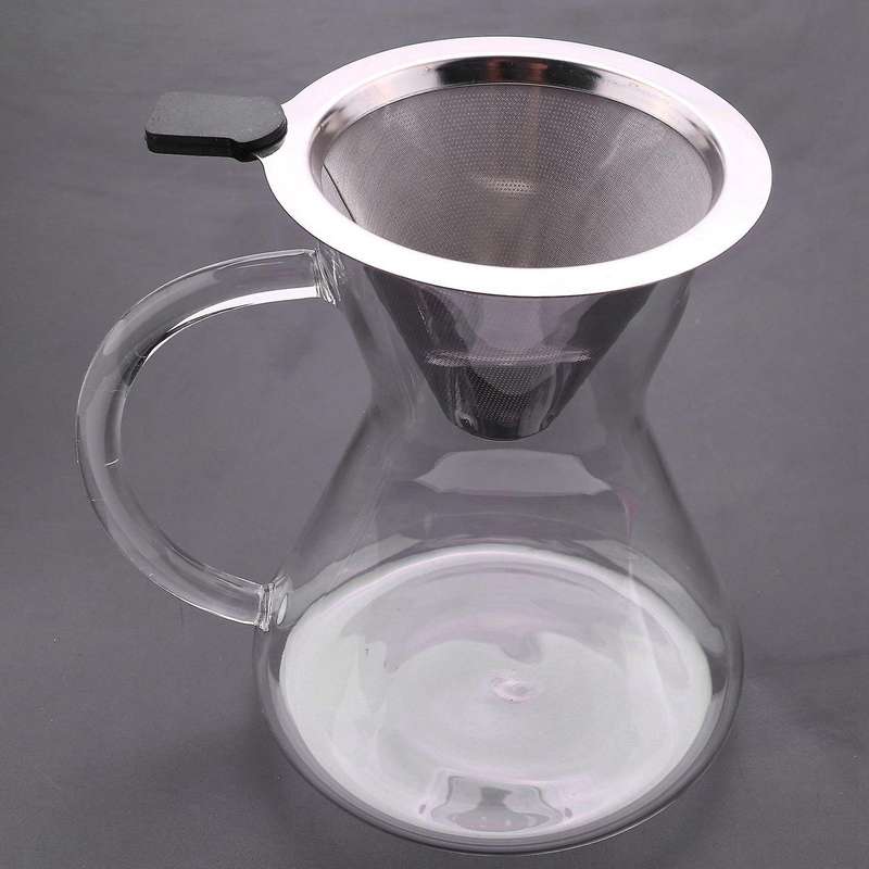 400ml Pour Over Coffee Maker Drip Thicken Glass Percolators