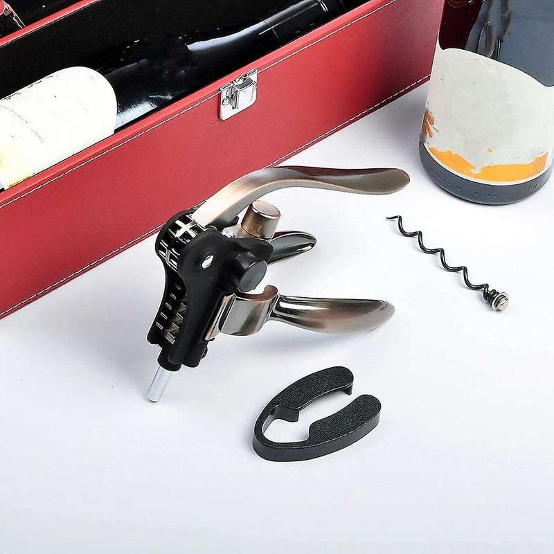 Wine Bottle Opener, Rabbit Style Corkscrew, for Wine Bottles - Bronze