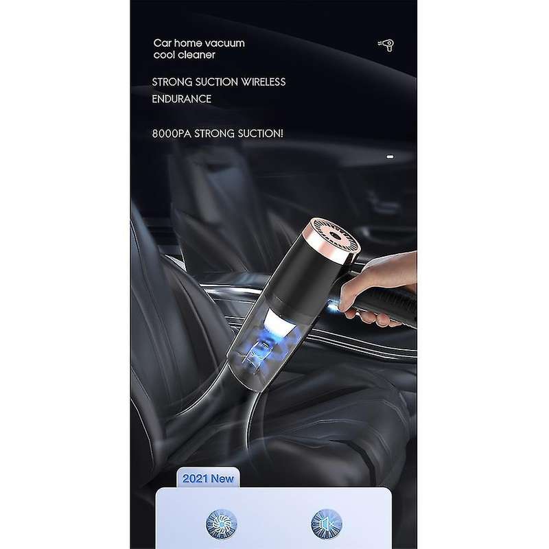 Wireless Car Vacuum Cleaner Handheld Mini Vacuum Portable Car White