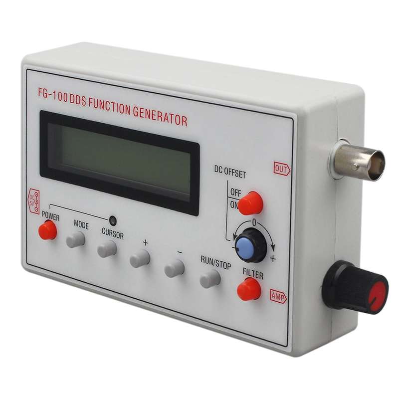 Fg-100 Dds Function Signal Generator Frequency Counter 1hz - 500khz