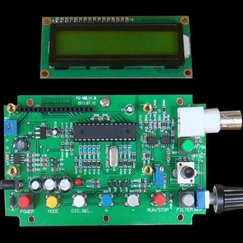 Fg-100 Dds Function Signal Generator Frequency Counter 1hz - 500khz
