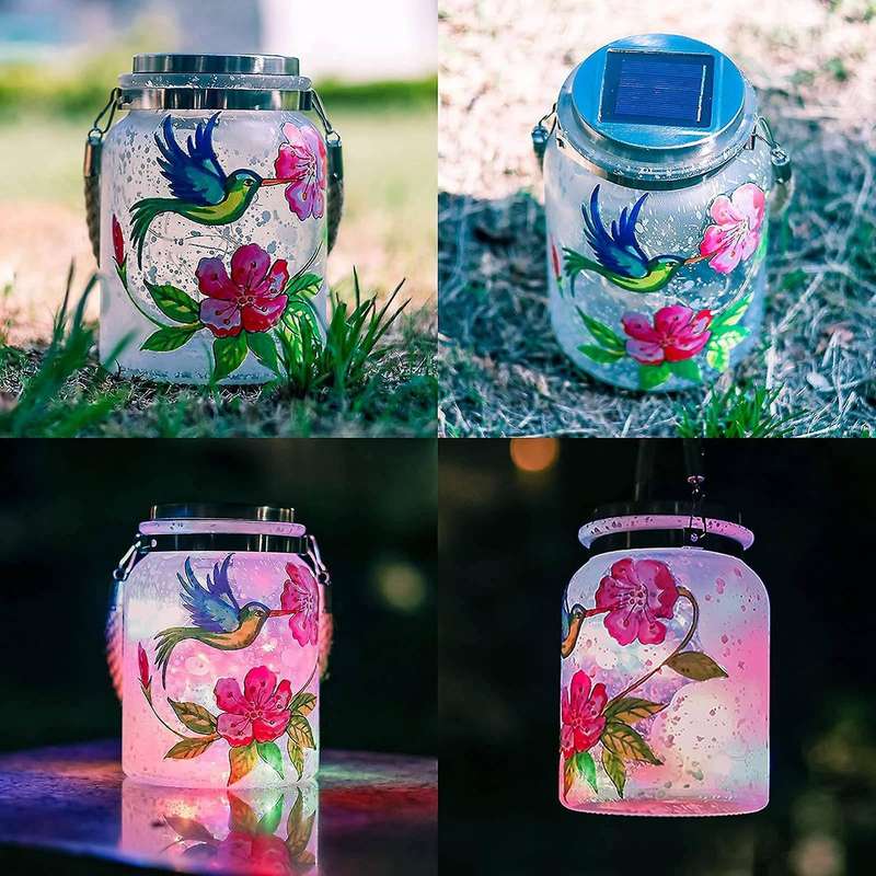 Solar Lantern Lights Mason Jar Lid Lights Led String Multicolor