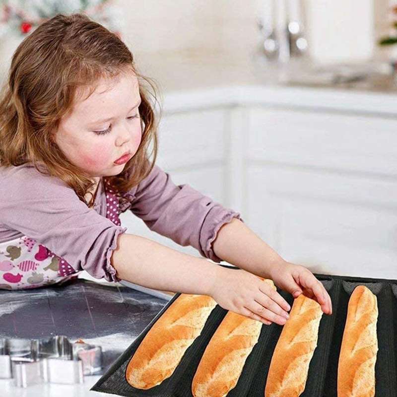 2 Pcs Silicone Forms Moldes Para Pan,perforated Bread Form