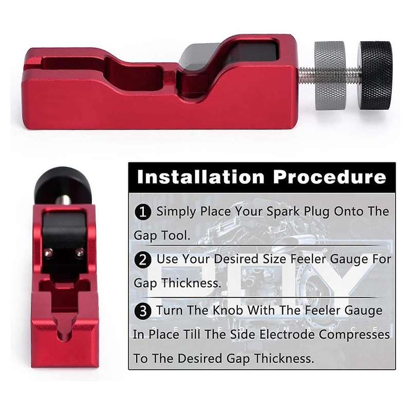 Spark Plug Space Tool for Most 10mm 12mm 14mm 16mm Spark Plugs ,red