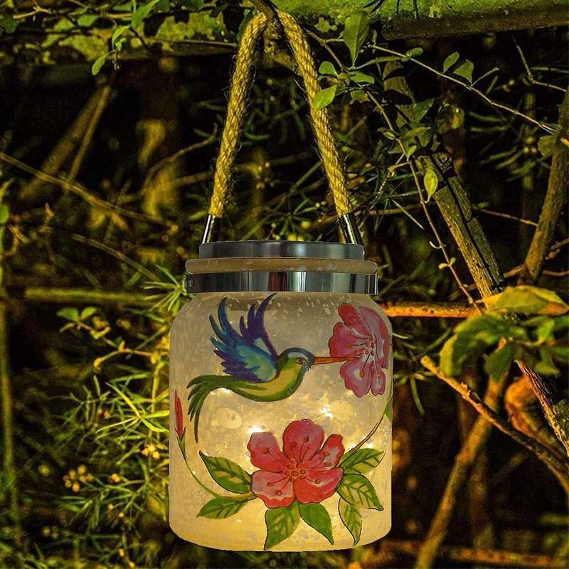 Solar Lantern Lights Mason Jar Lid Lights Led String Warm White