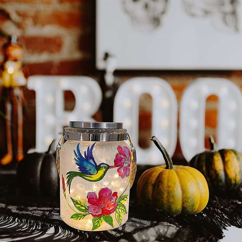 Solar Lantern Lights Mason Jar Lid Lights Led String Warm White