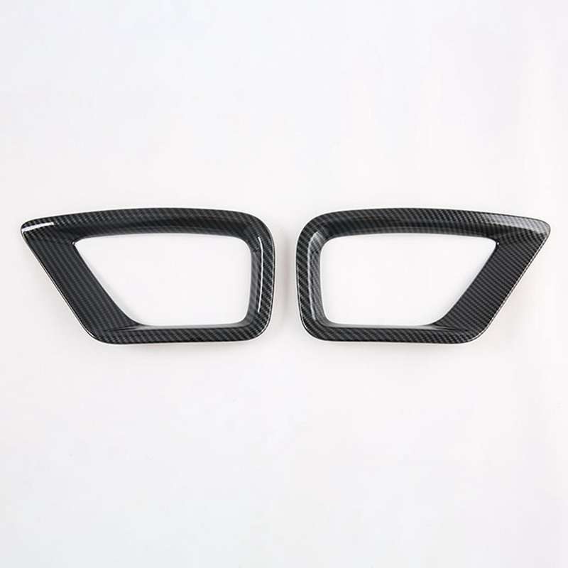 Rear Fog Lamp Frame Rear Fog Lamp Cover Chrome, Carbon Fiber