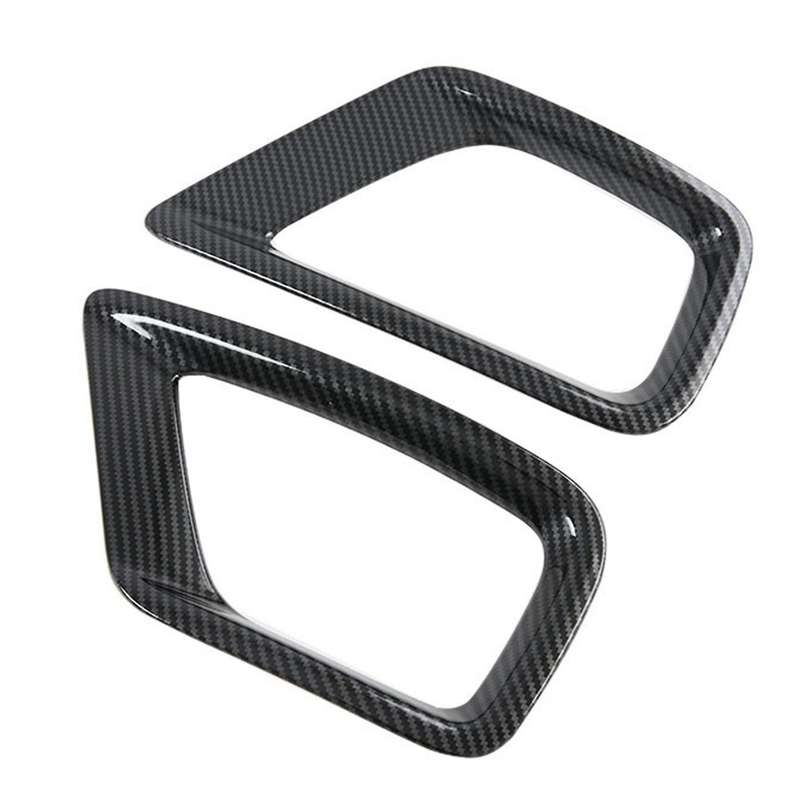 Rear Fog Lamp Frame Rear Fog Lamp Cover Chrome, Carbon Fiber