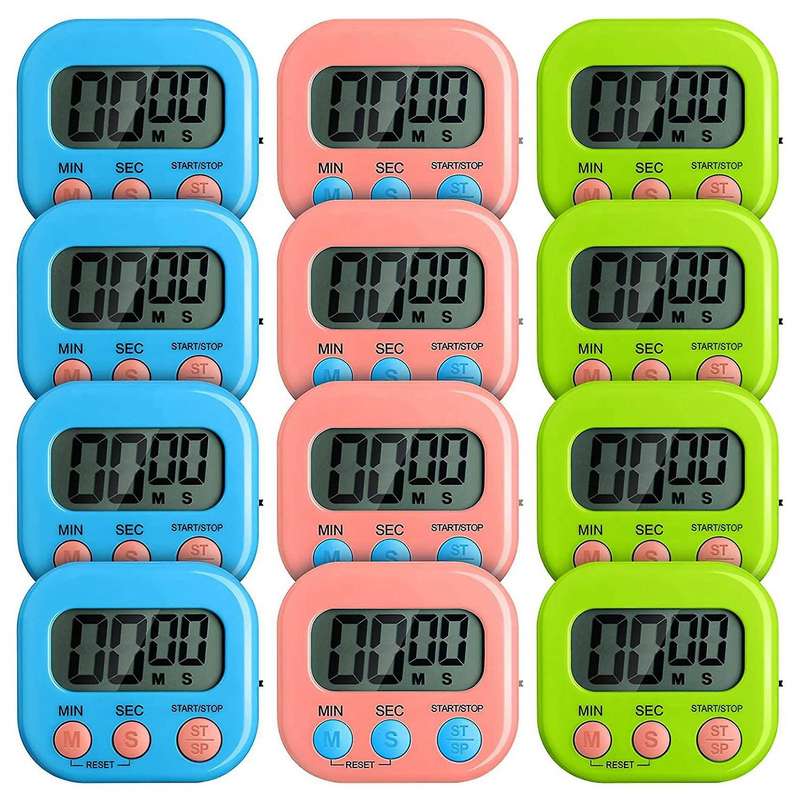 Small Digital Kitchen Timer Count Up and On/ Off Switch Timer