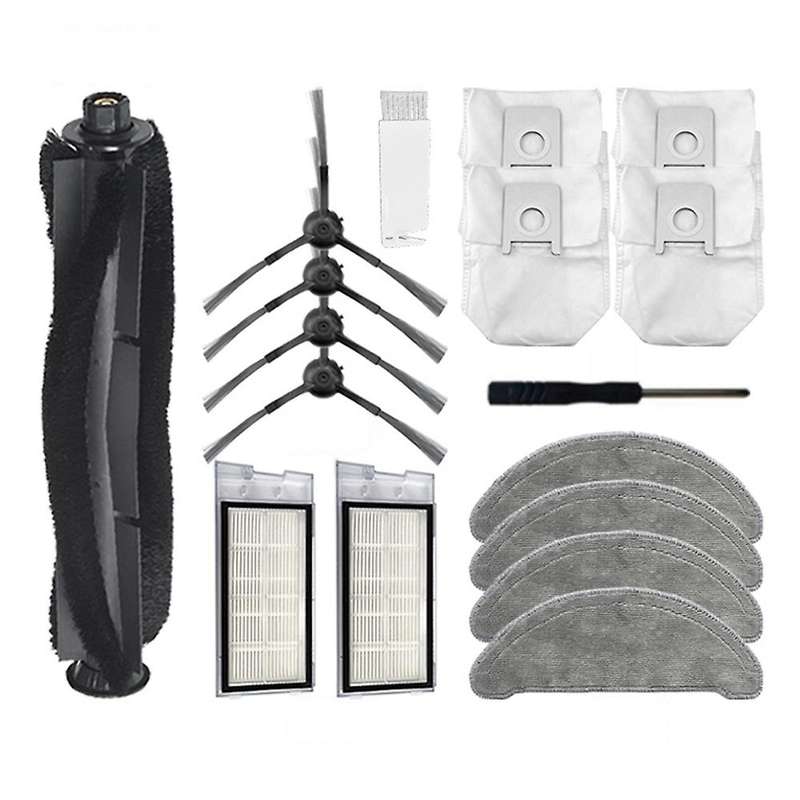 For Xiaomi Roidmi Eve Plus Main Roll Brush Hepa Filter Side Brush