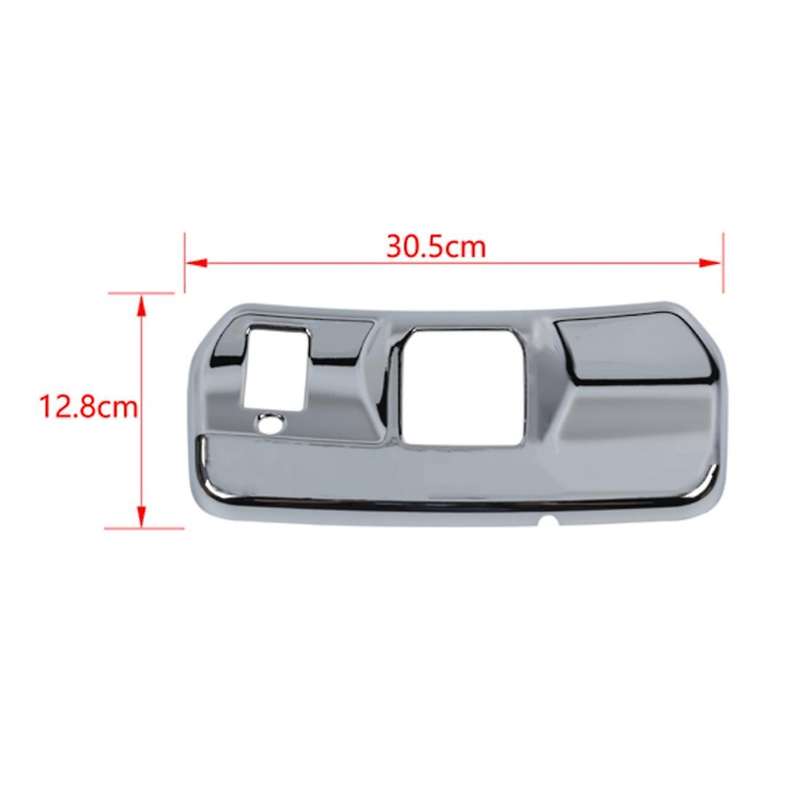 Rearview Mirror Base Panel for Ford F150 2021-2022, Abs Silver