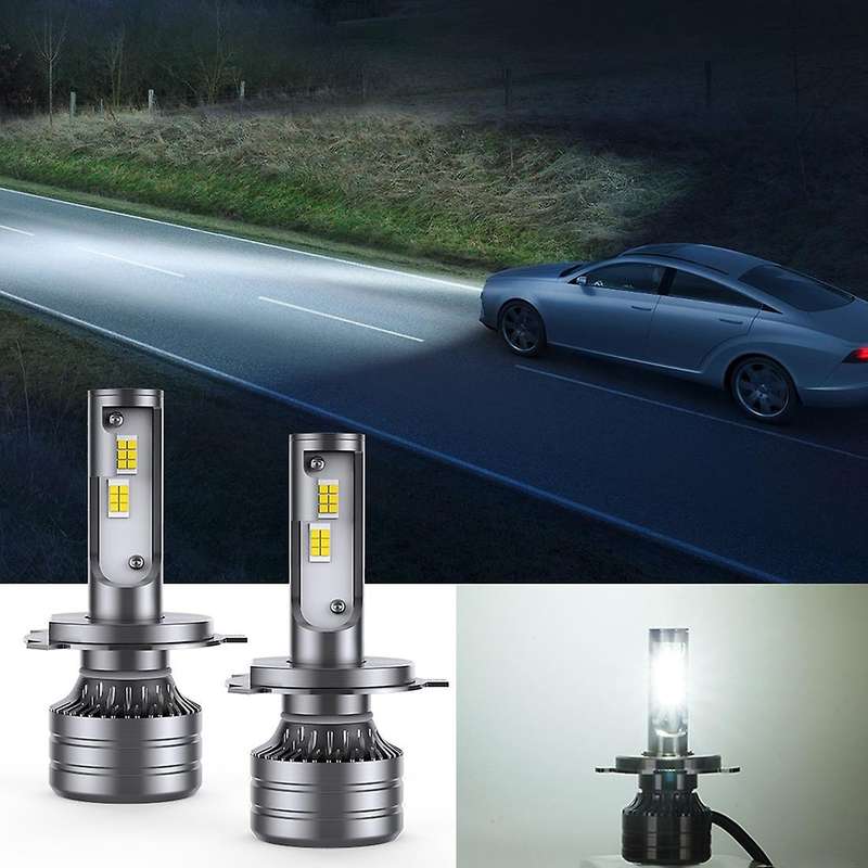 Led Headlight Bulbs, 28w 3000 Lumens Bright Led Headlights (h4)
