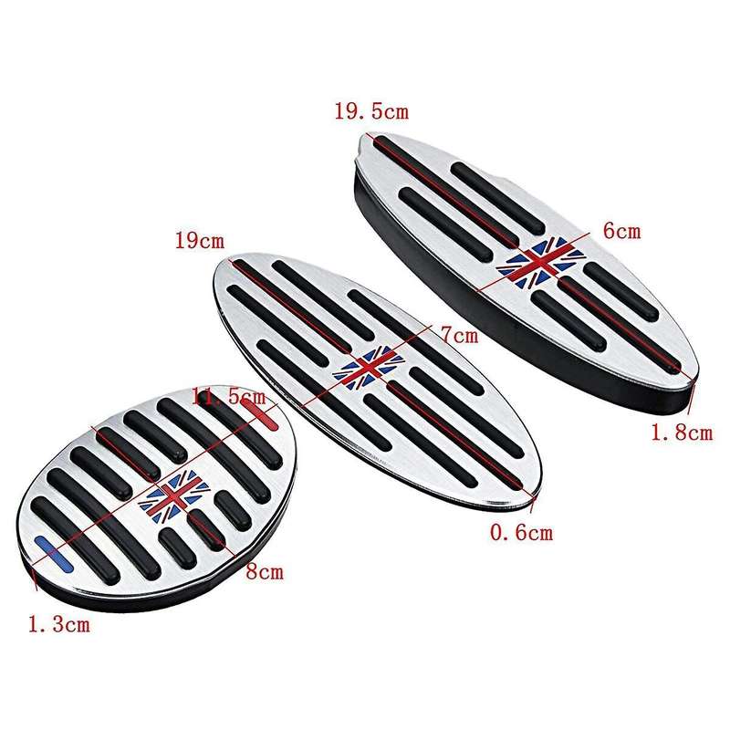 Car Pedal for Bmw Mini Cooper Jcw S R55 R56 R60 R61 F54 F55(colorful)