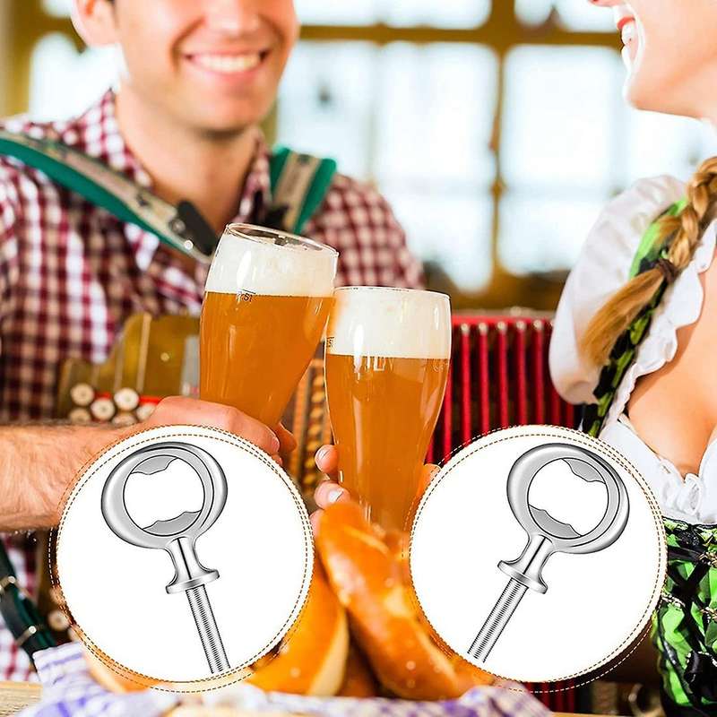 15pcs Christmas Bottle Opener Diy Craft Beer Bottle Opener