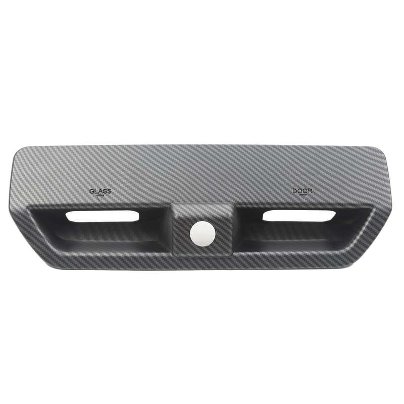 Tailgate Door Grab Handle Decoration Sticker Matte Carbon Fiber