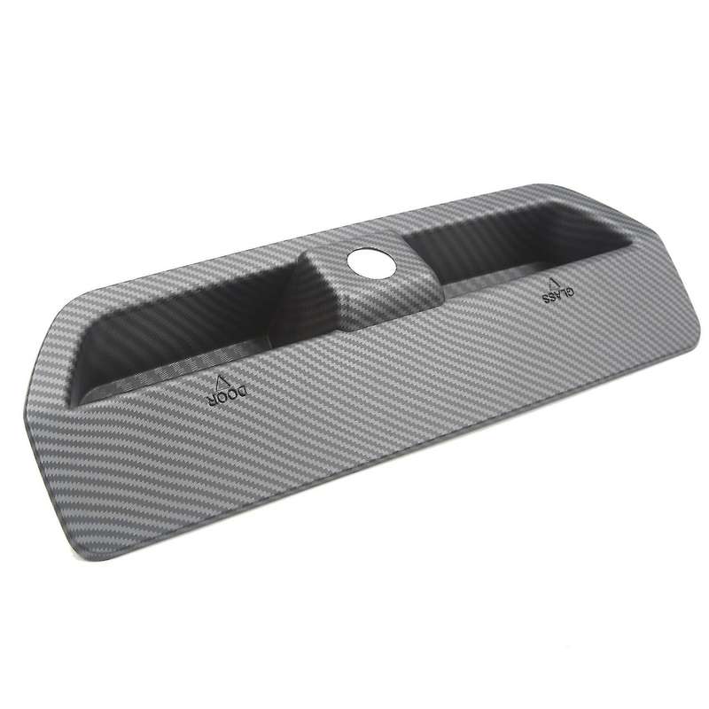 Tailgate Door Grab Handle Decoration Sticker Matte Carbon Fiber