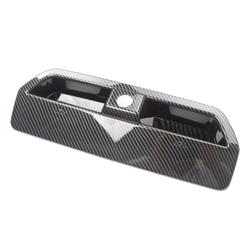 Tailgate Door Grab Handle Decoration Sticker Bright Carbon Fiber