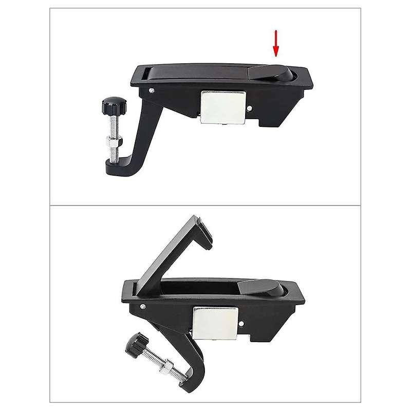 4pcs Compression Zinc Alloy Flush Lever Latch 0.04 Inch-0.94 Inch