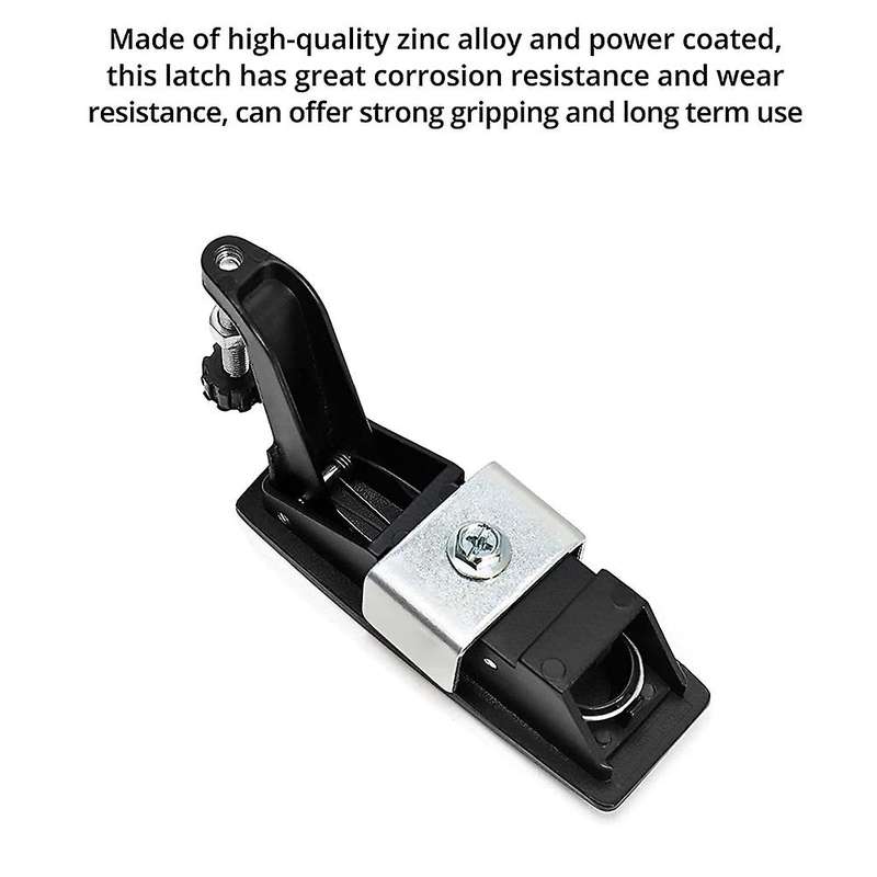 4pcs Compression Zinc Alloy Flush Lever Latch 0.04 Inch-0.94 Inch