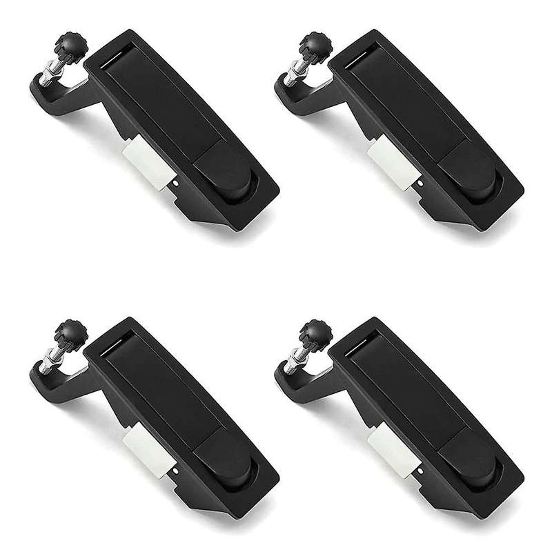 4pcs Compression Zinc Alloy Flush Lever Latch 0.04 Inch-0.94 Inch