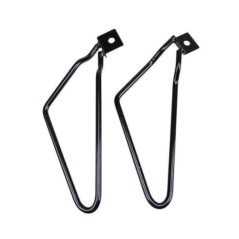 2pcs Motorcycle Black Saddle Bag Support Rod Mounting Bracket