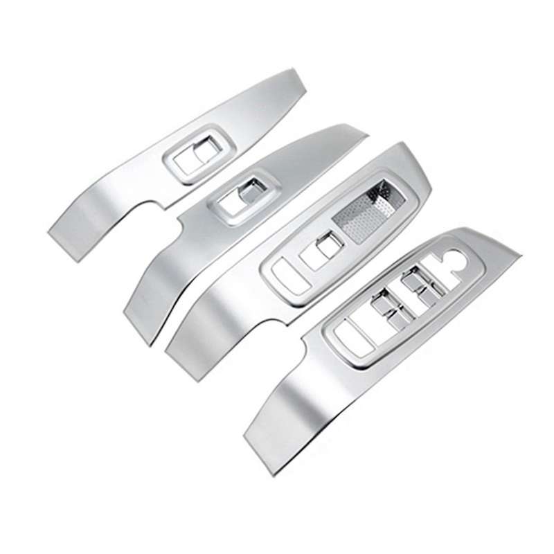 Window Lift Switch Panel Trim for Jeep Cherokee 2014-2021, Silver