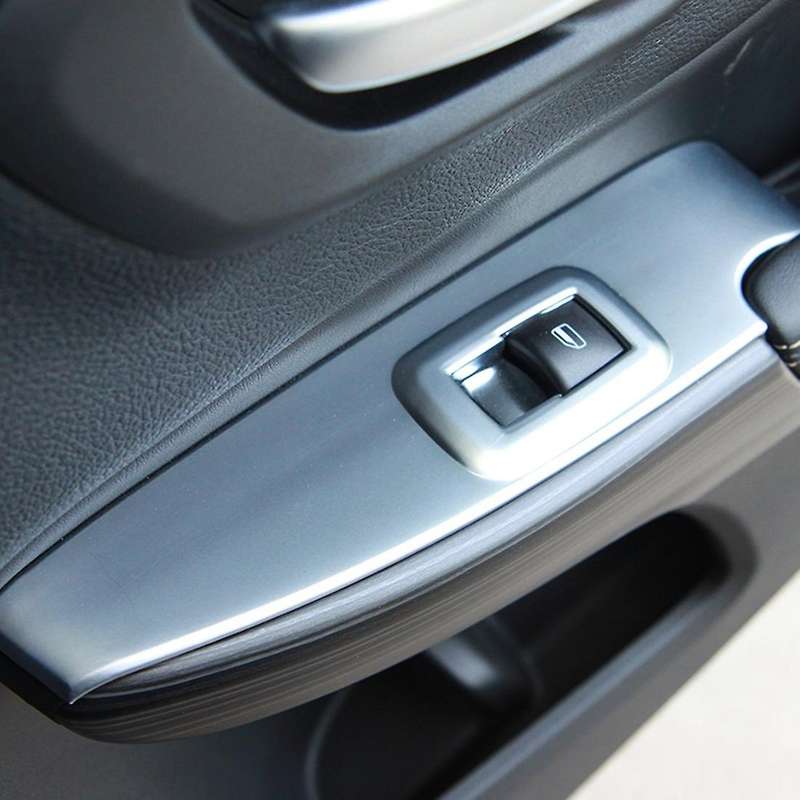 Window Lift Switch Panel Trim for Jeep Cherokee 2014-2021, Silver
