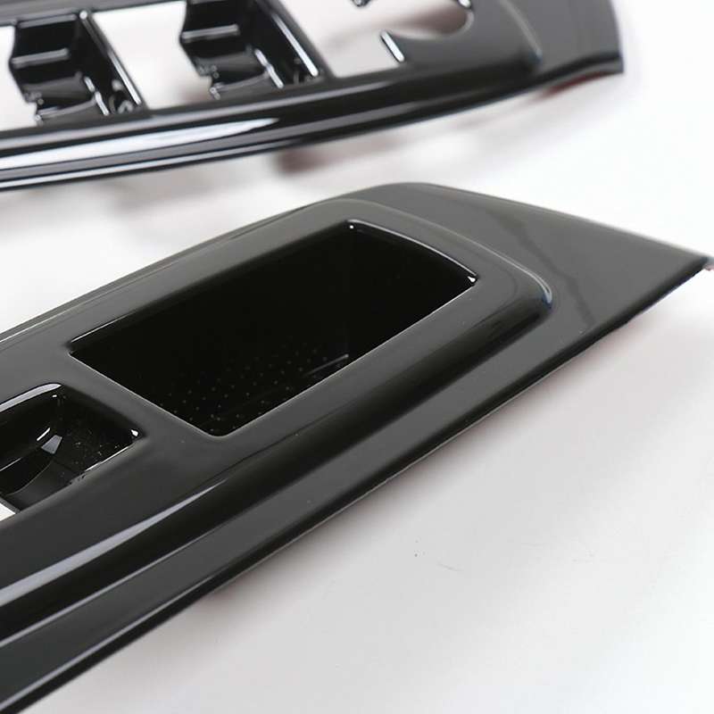 Window Lift Switch Panel Trim for Jeep Cherokee 2014-2021, Black