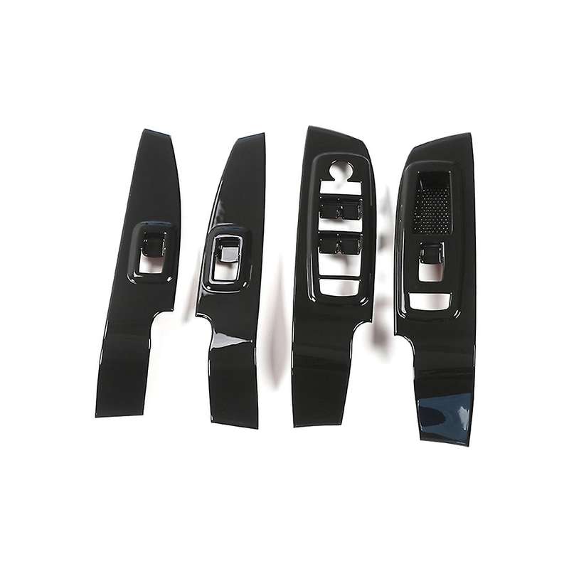 Window Lift Switch Panel Trim for Jeep Cherokee 2014-2021, Black