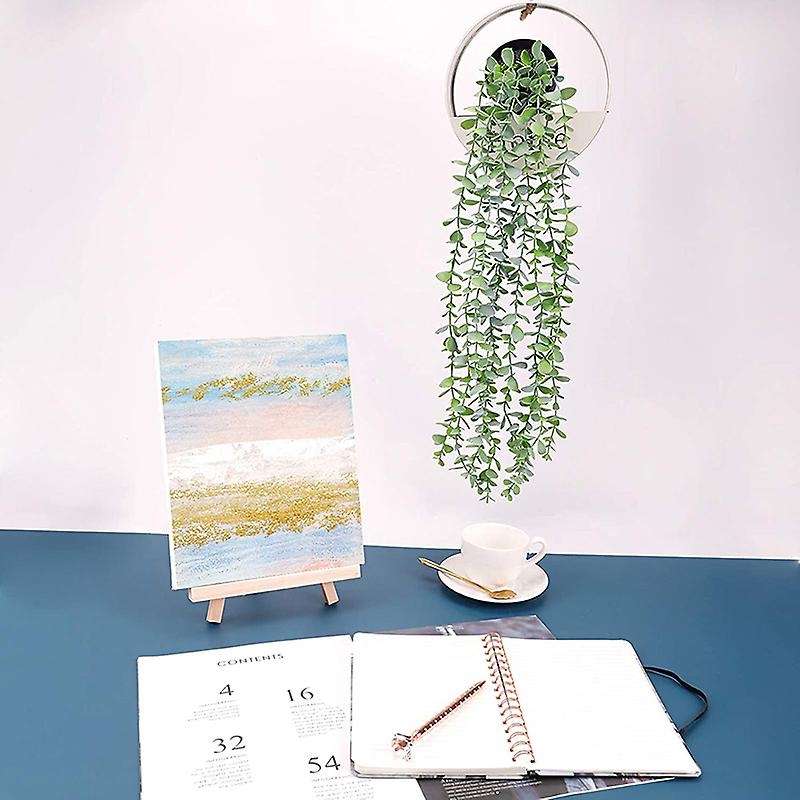 Fake Plants Artificial Eucalyptus Fake Potted for Home Indoor