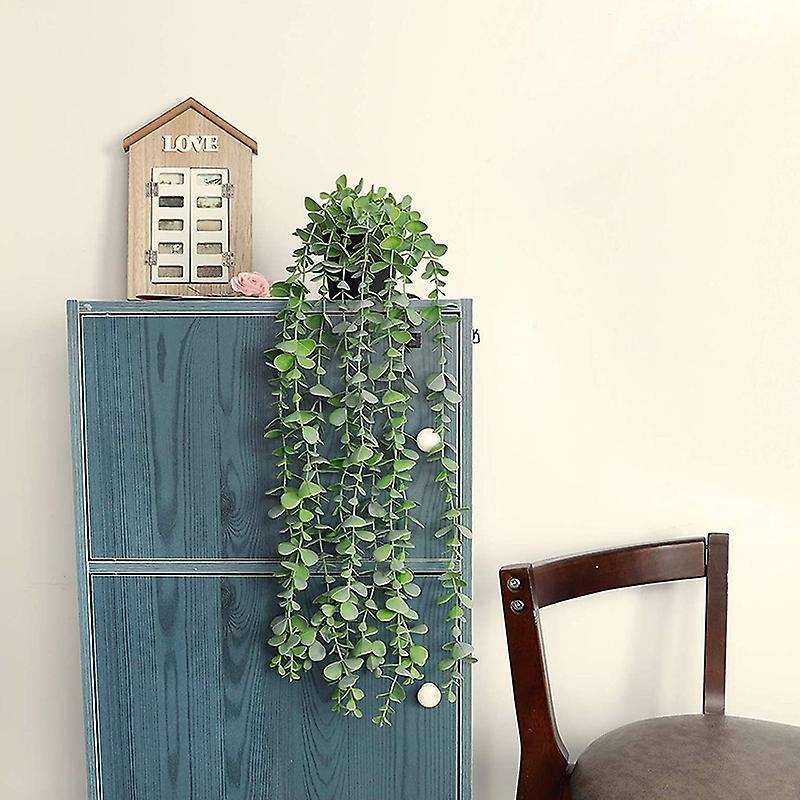 Fake Plants Artificial Eucalyptus Fake Potted for Home Indoor