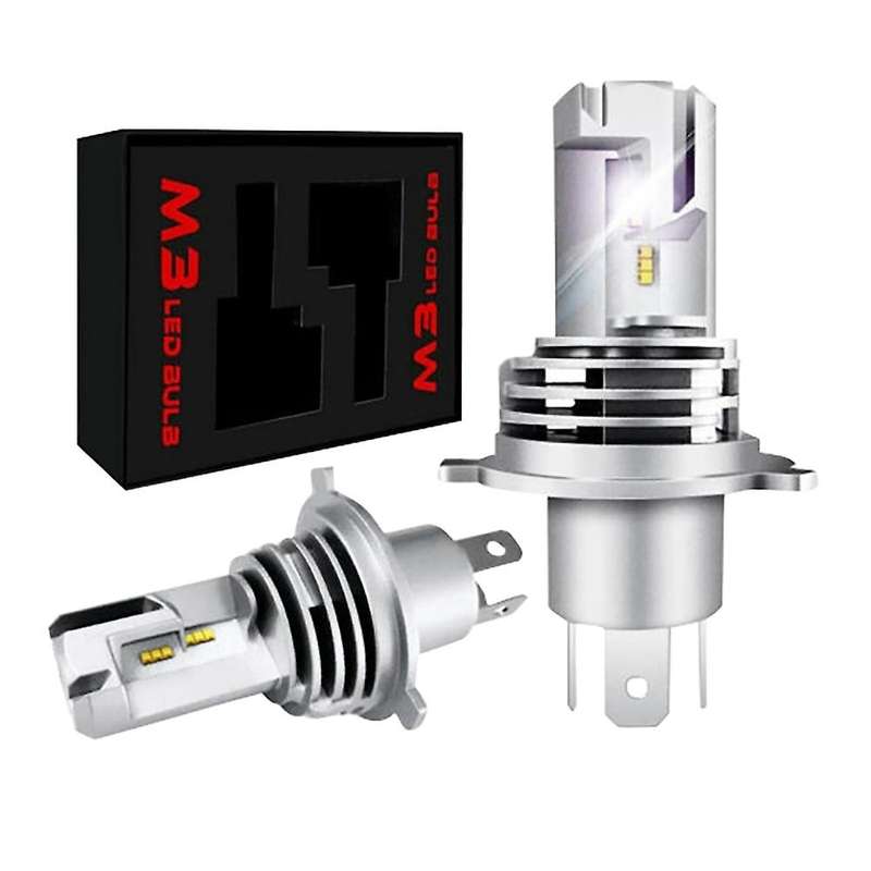 H4 Hb2 9003 Car Led Integrated Headlight Bulb M3 Zes Chips 6000k