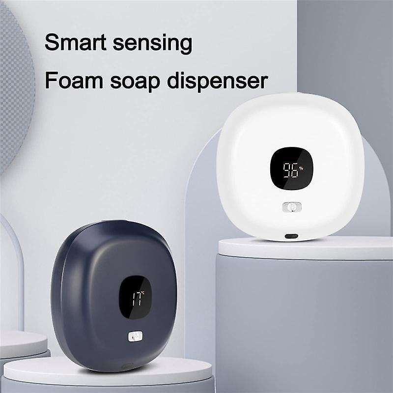 Wall Mounted Foam Dispenser Touchless Soap Dispenser 3-gear (blue)
