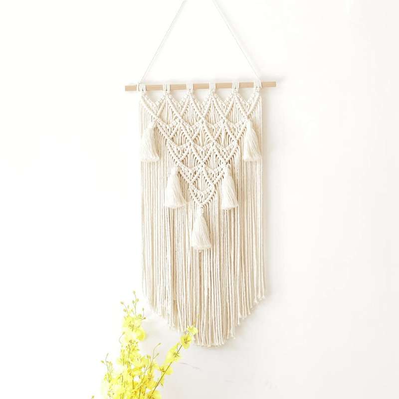 Macrame Wall Hanging Large Boho Decoration for Living Room Bedroom