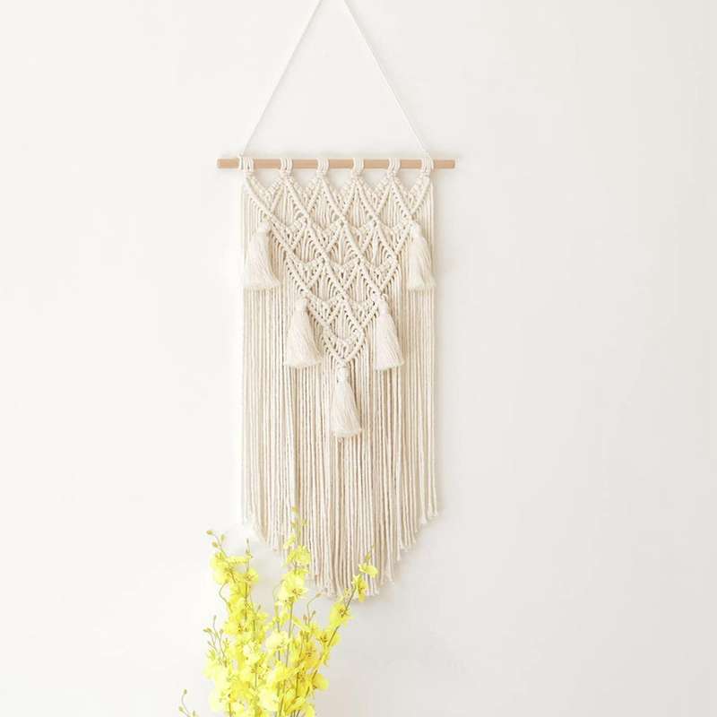 Macrame Wall Hanging Large Boho Decoration for Living Room Bedroom