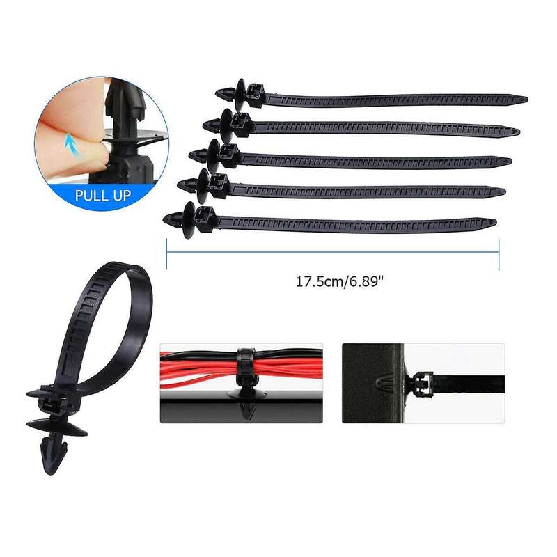 Car Push Retainer Clips Plastic Bumper Rivets 675pcs 16 Sizes